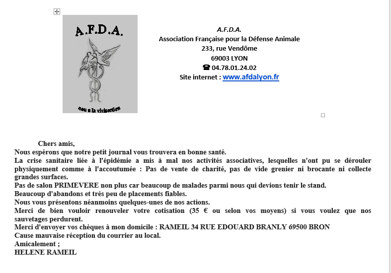 JOURNAL de l'Association - AFDA